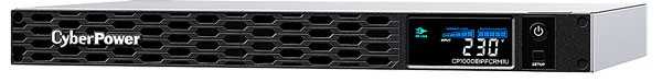 CyberPower USV, PFC-Serie, 19" 1HE, 1000VA/600W, Line-Interactive, reiner Sinus, USB/RS232,