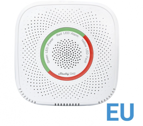 Shelly · Plug &amp; Play · "GAS CNG" · Gassensor Erdgas · WLAN · Eurostecker