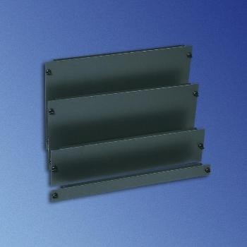 Vertiv(Knürr) zub.Blindplatte Quick-Fix, 6HE, Schwarz, (1-Stück)