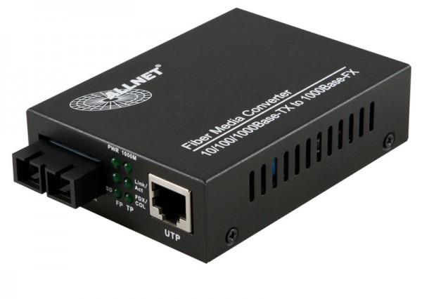 ALLNET Medienkonverter 10/100/1000BASE-T auf 1000BASE-LX Singlemode SC Anschluss 10km &quot;ALL-MC105G-SC-SM&quot;