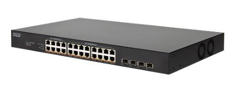 Edgecore Switch L2 Lite 24 GE + 4G SFP, PoE+/++ 480W, ECS1100-28HP