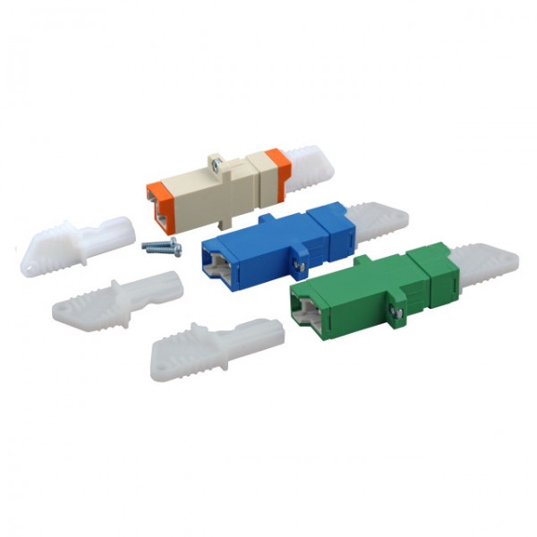 LWL-Kupplung,E2000,E2000-Buchse/Buchse, 9/125u singlem. APC