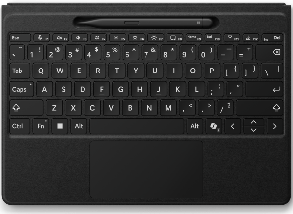 MS Surface Pro Zubehör Type Cover Flex inkl. Slim 2 Pen *schwarz* - (DE/AT)