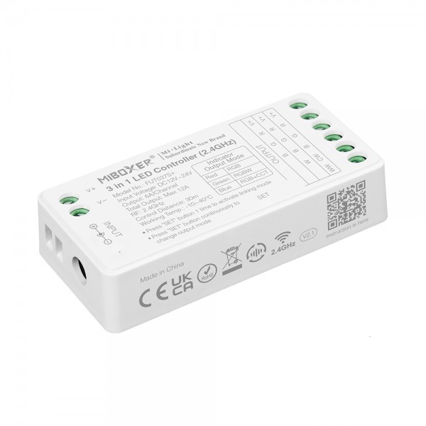 Synergy 21 LED Controller 3in1 (RGB/RGB-W/RGB+CCT) DC12/24V *Milight/Miboxer*