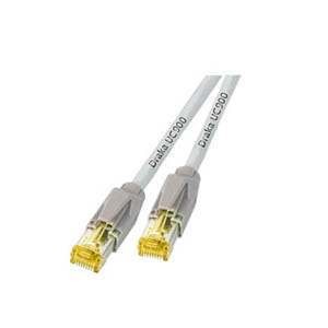 Patchkabel RJ45, CAT6A 500Mhz, 10m, grau; S-STP(S/FTP); ND-UC900+TM31,