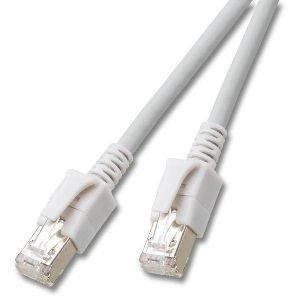 Patchkabel RJ45, CAT6A 500Mhz, 2m, gelb; S-STP(S/FTP); VC LED in den Steckern!,