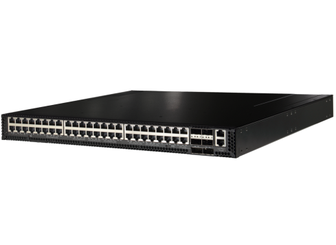 EdgeCore Switch full manged 54 Port •48 x 10G SFP+ • 6x 40G QSFP+ • 19&quot; 1 HE • Datacenter Switch • Back-to-front • 5812-54T-O-AC-B