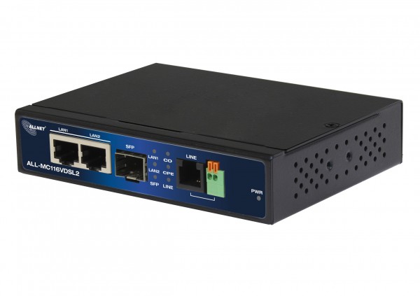 ALLNET Punkt-zu-Punkt Modem VDSL2 via 2-Draht unmanaged &quot;ALL-MC116V2&quot; / Max. 3km mit max. 160Mbit/s