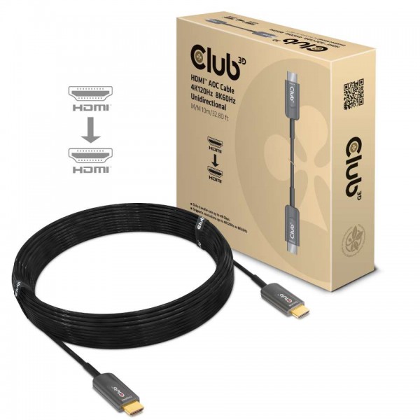 Kabel Video HDMI AOC ST/ST 10,0m 8K60Hz *Club3D*