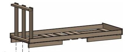 Triton 19&quot;zbh.Paletten zusatzkosten für 52HE/800x1000, Palettenabmessung BxTxH 1150x2580x975