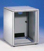 Vertiv(Knürr) Schrank Smaract 15HE,B600/T800,T-Nut,Lichtgrau, ohne Fronttür,