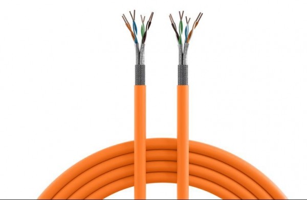 Kabel 1000MHz, CAT7, S-STP(S/FTP), Verlege, 500m Trommel, CPR Dca