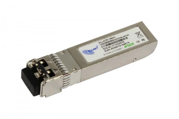 ALLNET Switch Modul ALL4757-INDU SFP+(Mini-GBIC), 10Gbit, SR/LC, Multimode, Industrial -40/+85 Grad,