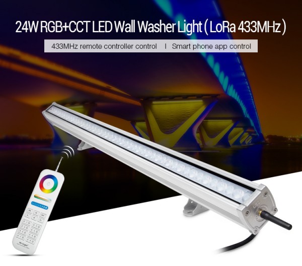 MiBoxer RL1-24L LED LoRa (433MHZ) Wallwasher 24W RGB+CCT IP66