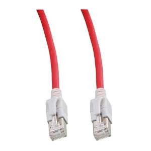 Patchkabel RJ45, CAT6A 500Mhz, 1.5m, rot; S-STP(S/FTP); VC LED in den Steckern!,